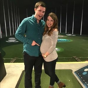 A Pea in the Pod Maternity Off the Shoulder Top